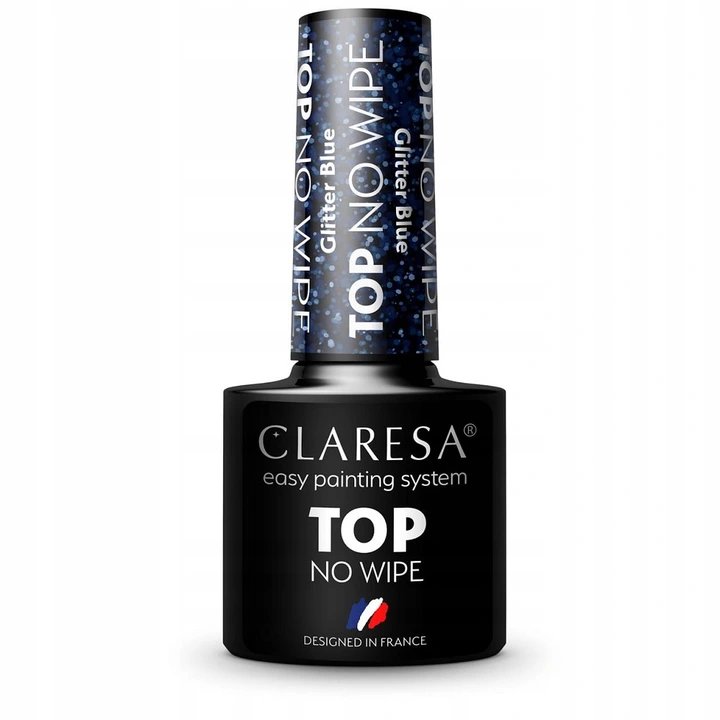 Claresa Top No Wipe Glitter Silver srebrny brokat