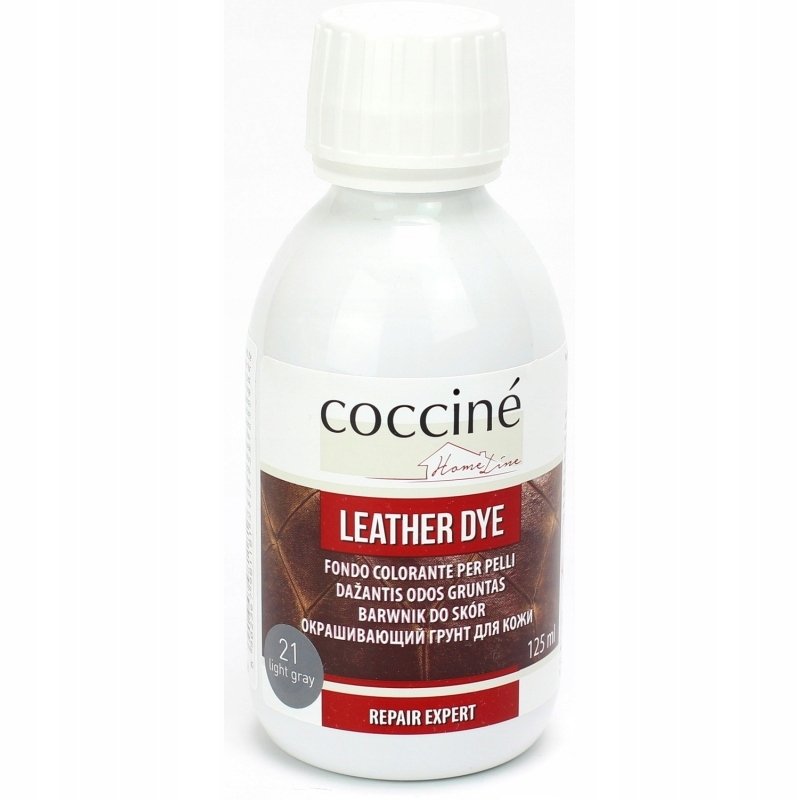 Coccine Leather Dye płyn kolor do skór jasny szary