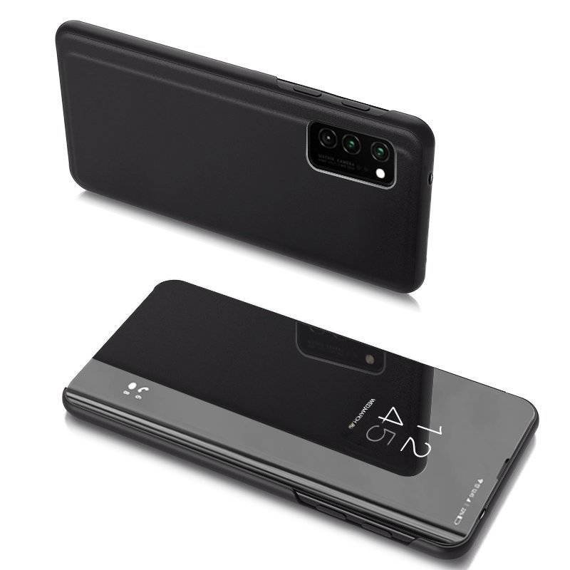 Samsung Hurtel Clear View Case futerał etui z klapką Galaxy A32 4G czarny