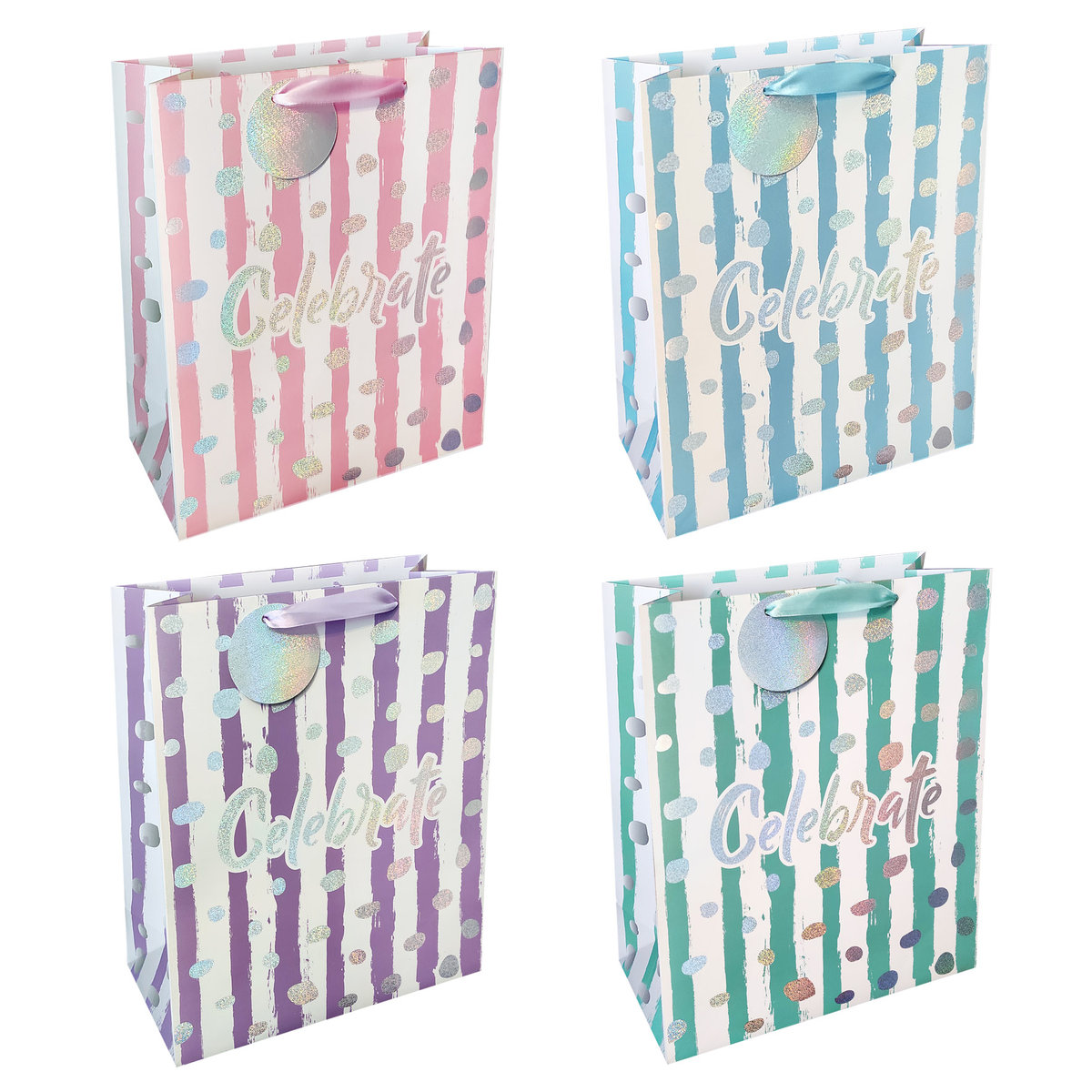 incood. Torba prezentowa 26x32 Celebrate pastelowa