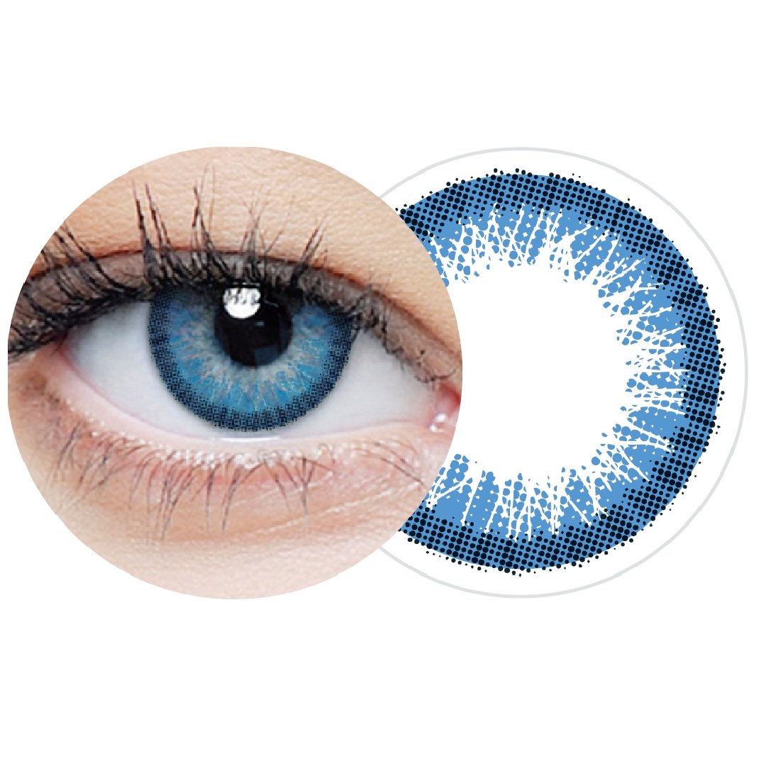 Clearlab, Clearcolor, Soczewki korekcyjne 1-Day Light Blue -1.75, 2 szt.