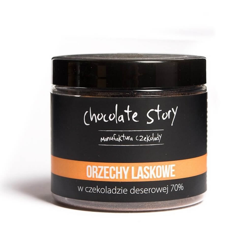Cup&You Cup and You Orzechy laskowe w czekoladzie - zdrowa przekąska w czekoladzie deserowej 120g, 100% naturalnych składników, draże na bazie czekolady rzemieślniczej