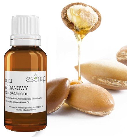 Olej Arganowy zimnotłoczony, Nierafinowany 20 ml
