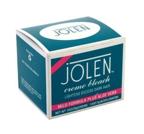 Jolen Creme Bleach Mild Plus Aloe Vera Rozjaśniacz Włosków Twarzy i Ciała 30ml