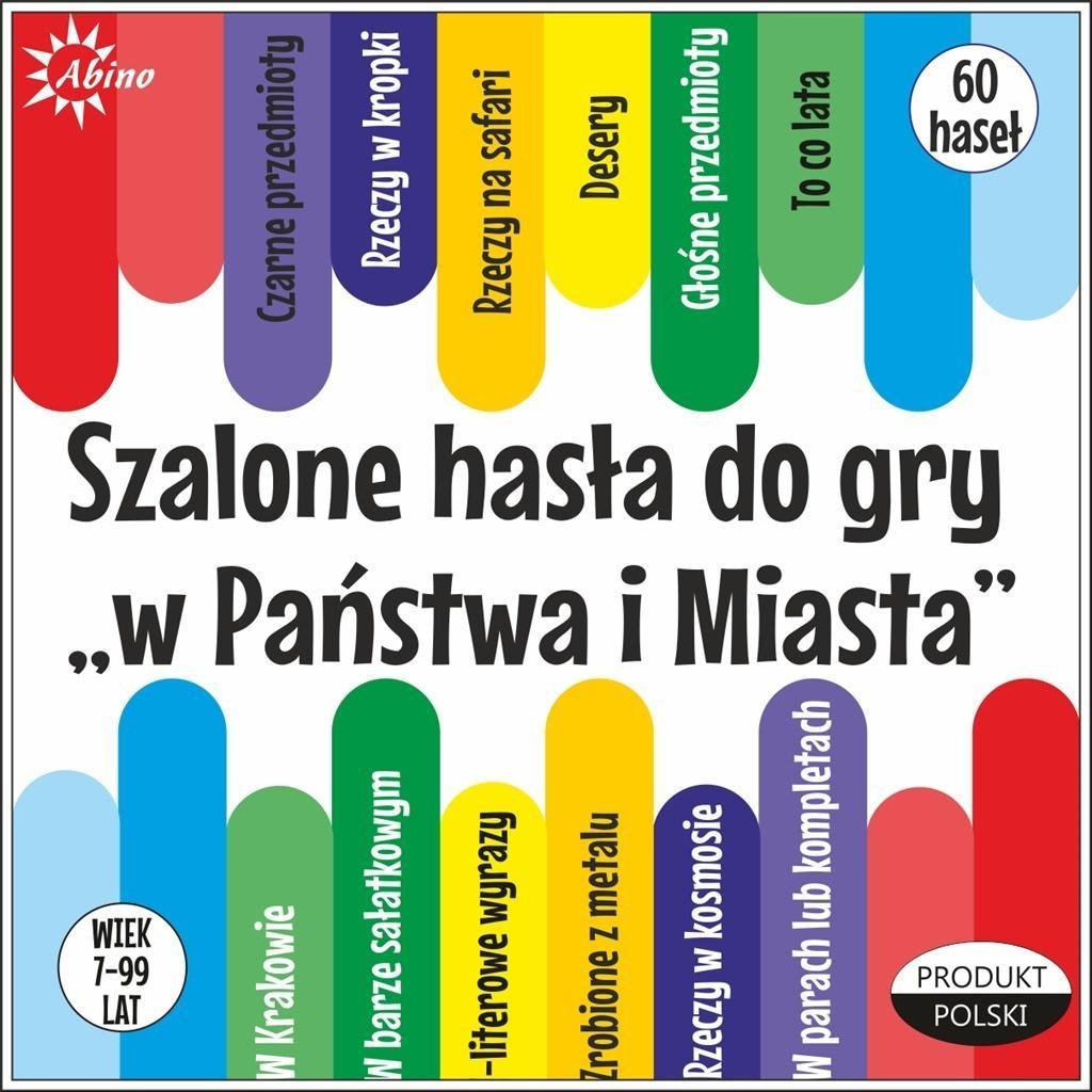 Abino Szalone hasła do gry Państwa Miasta