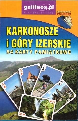 Plan Karty pamiątkowe Karkonosze i góry Izerskie