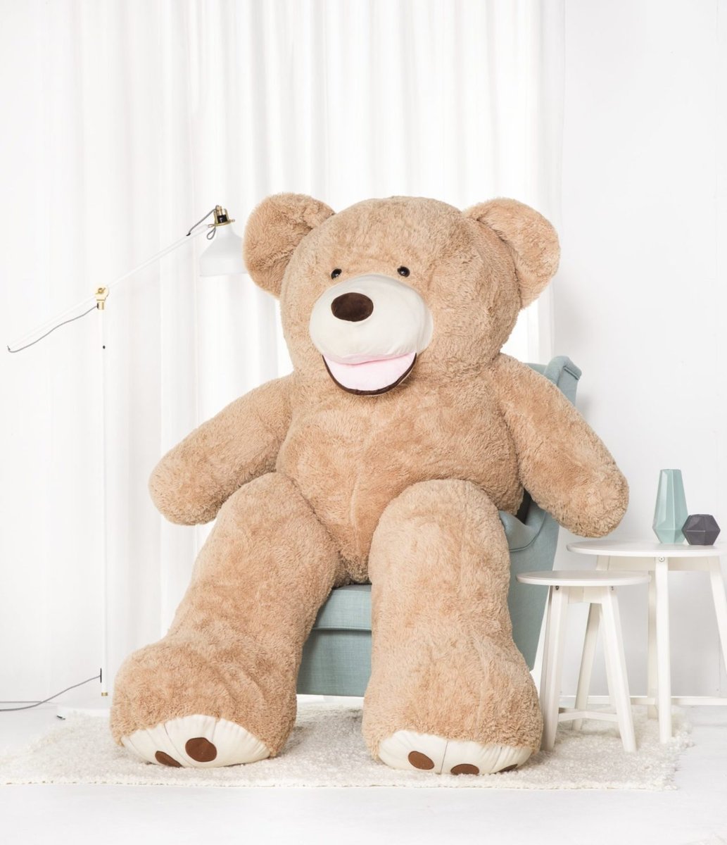 Miś Gustaw, duży Miś Amigo, 220 cm, beżowy