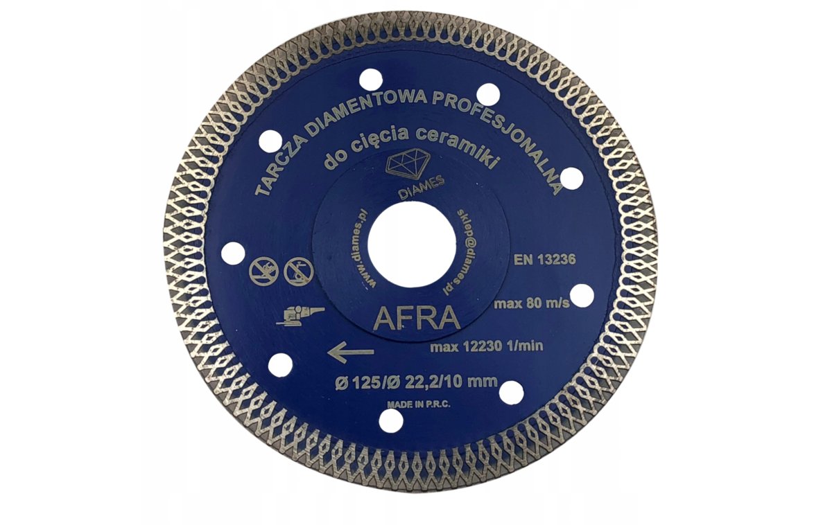 Tarcza Diamentowa 125 Mm Cięcie Gresu Diames Afra