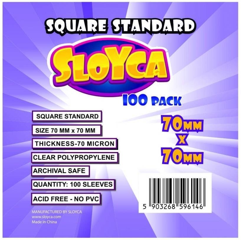 SLOYCA Koszulki Square Standard 70x70mm (100szt)