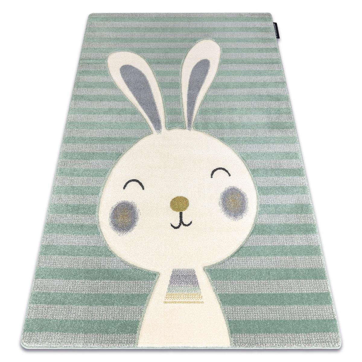 Dywan PETIT RABBIT królik, króliczek zielony, 200x290 cm
