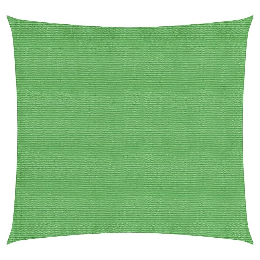 vidaXL Żagiel przeciwsłoneczny, 160g/m, jasnozielony, 2,5x2,5m, HDPE 311273