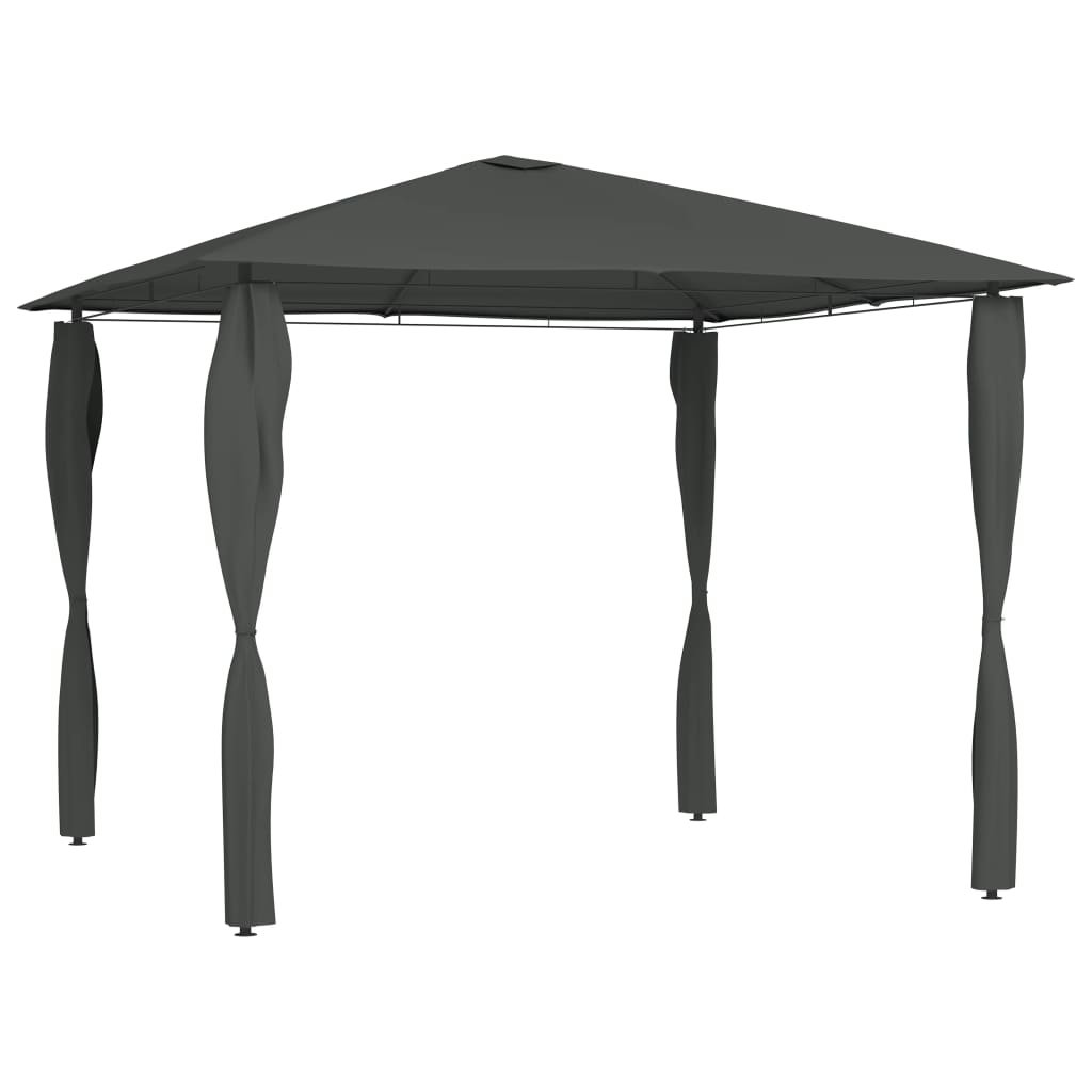 vidaXL Altana ze ścianami bocznymi, 3x3x2,6 m, antracytowa, 160 g/m! 313607