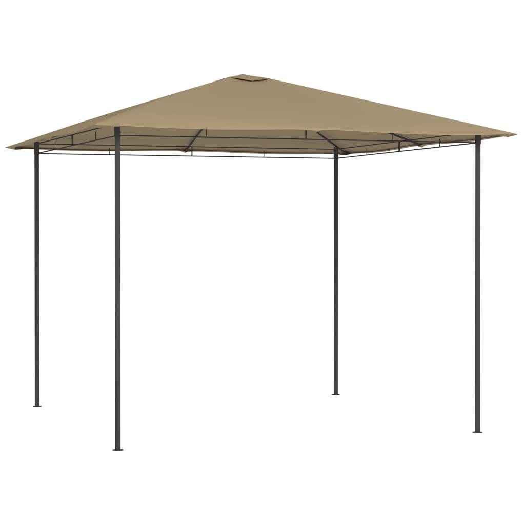 vidaXL Altana 3x3x2,6 m, kolor taupe, 160 g/m