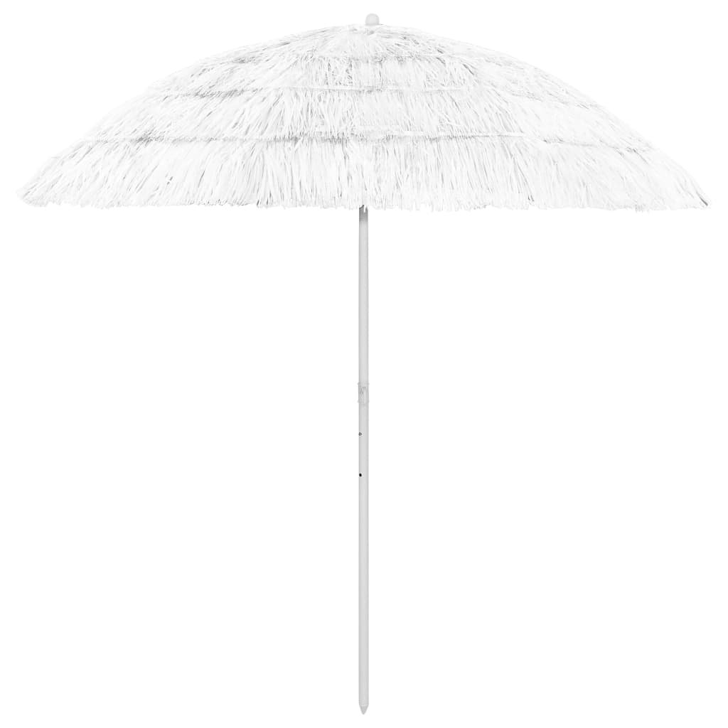 vidaXL Parasol plażowy, biały, 240 cm vidaXL