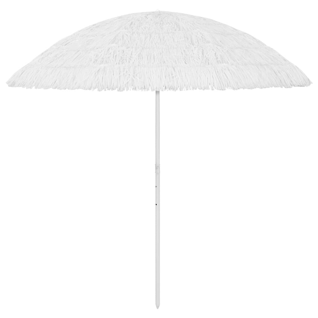 VidaXL Parasol plażowy, biały, 300 cm 314702 VidaXL