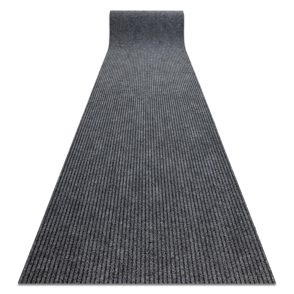 Wycieraczka antypoślizgowa 120 cm GIN 2126 liverpool zewnętrzna, wewnętrzna, na gumie - szary, 120x460 cm