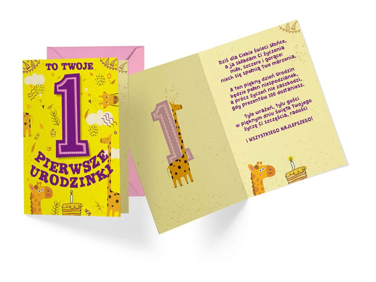 Kukartka Karnet B6 PR-279 Roczek - Kukartka