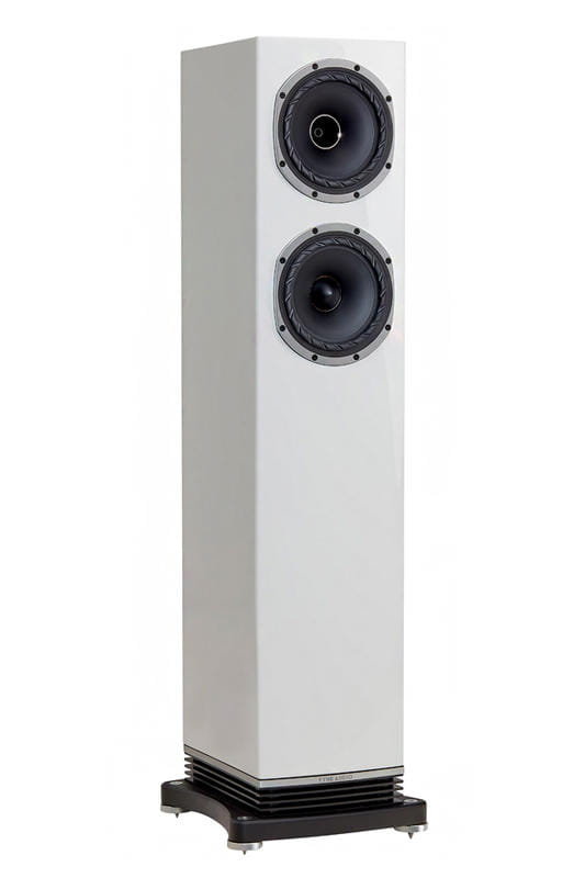 Fyne Audio F501 - Kolumny podłogowe (para) Piano Gloss White