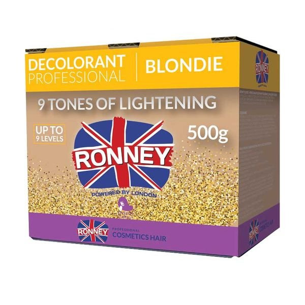 Ronney Ronney Blondie bezpyłowy rozjaśniacz do włosów Rozjaśnia do 9 tonów 500 g
