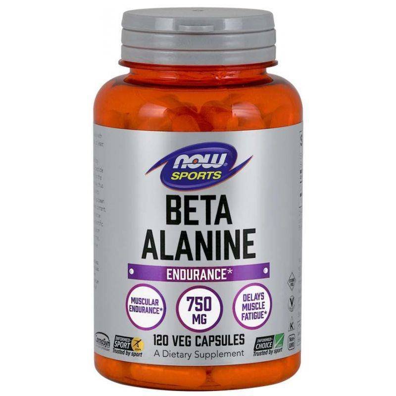 Now Foods CarnoSyn Beta Alanina 750 mg (120 kaps.)