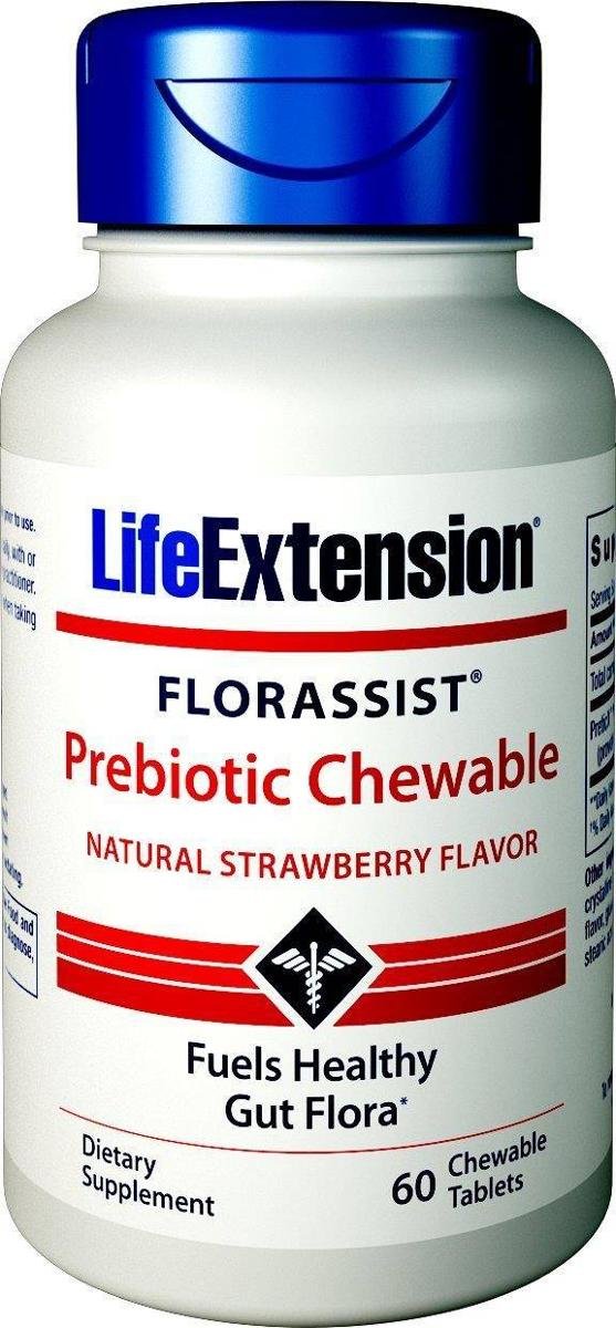 Florassist Prebiotic Chewable 60 tabletek Life Extension 1036542373