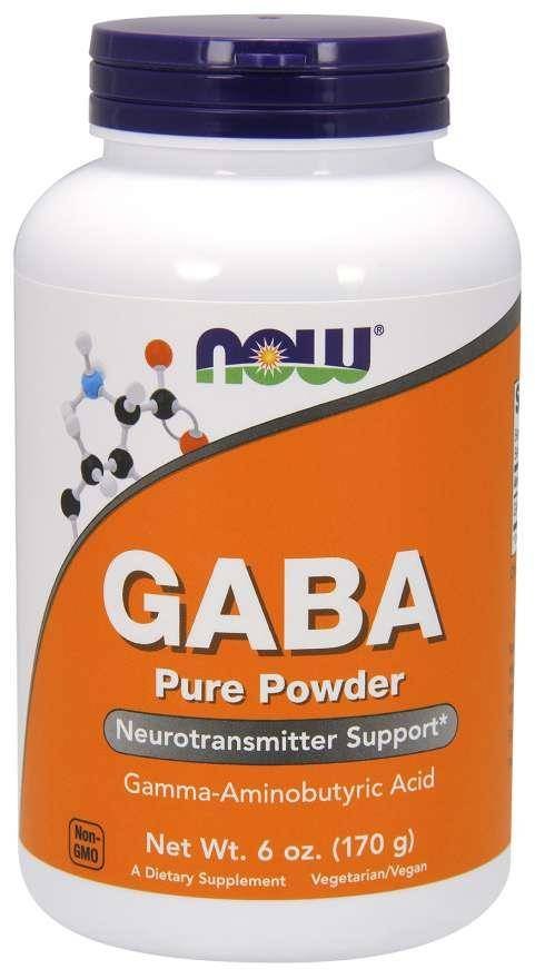 Now Foods GABA - Kwas Gamma Aminomasłowy (170 g)