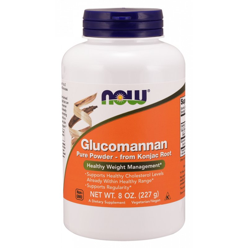 Now Foods Foods Glucomannan (Glukomannan) - Konjac Root proszek (227 g)