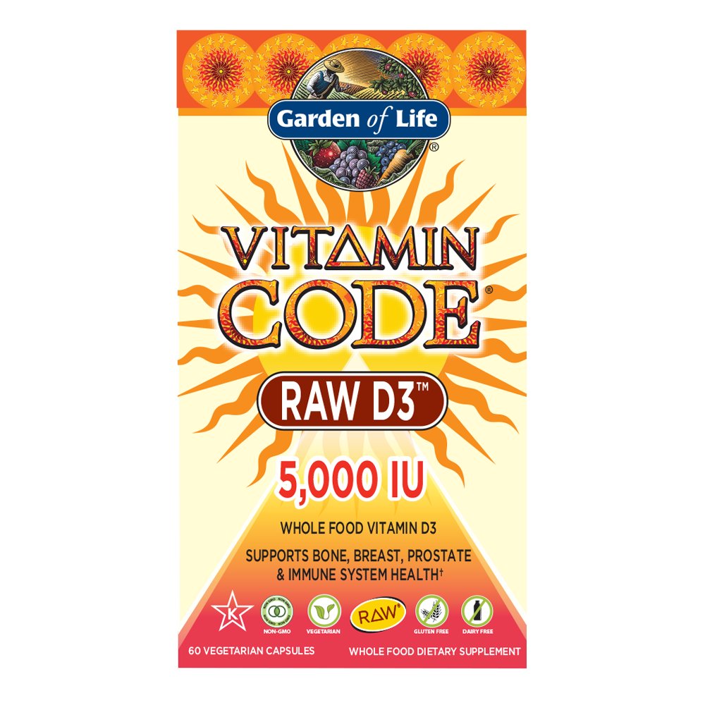 GARDEN OF LIFE Vitamin Code RAW D3 2000 IU 120 Kapsułek wegetariańskich