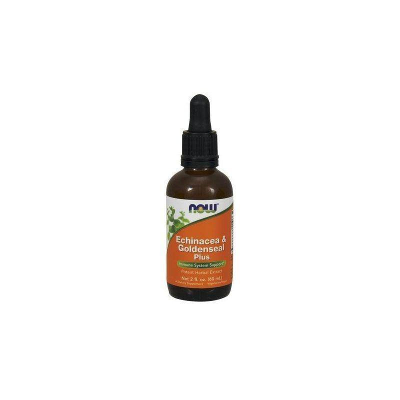 Now Foods Foods Echinacea i Goldenseal Plus - Jeżówka Purpurowa i Gorzknik Kanadyjski (60 ml)