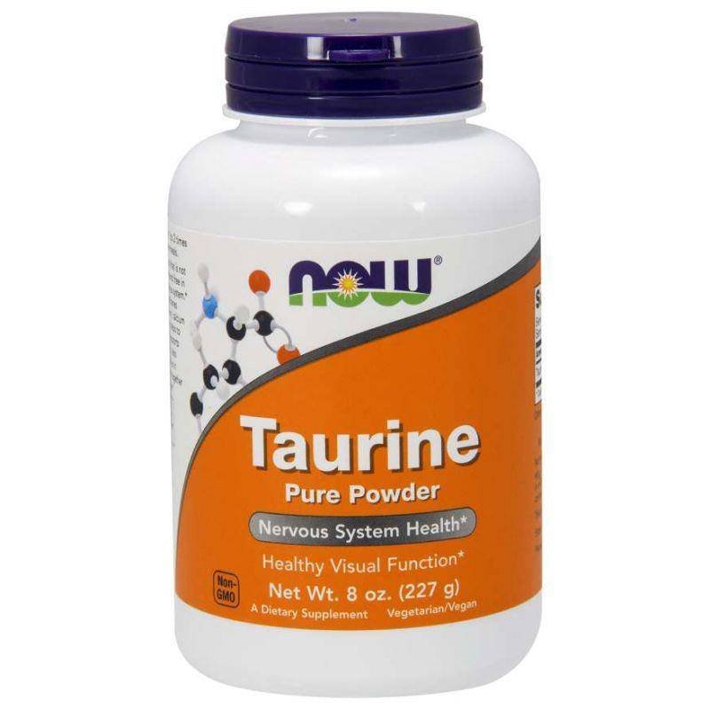 Now Foods Taurine Tauryna Czysty Proszek 227 g Aminokwasy no-101