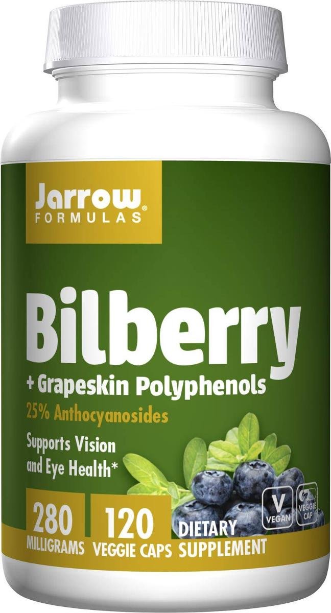 Bilberry i Grapeskin Polyphenols 120 kapsułek JARROW FORMULAS 1036543200