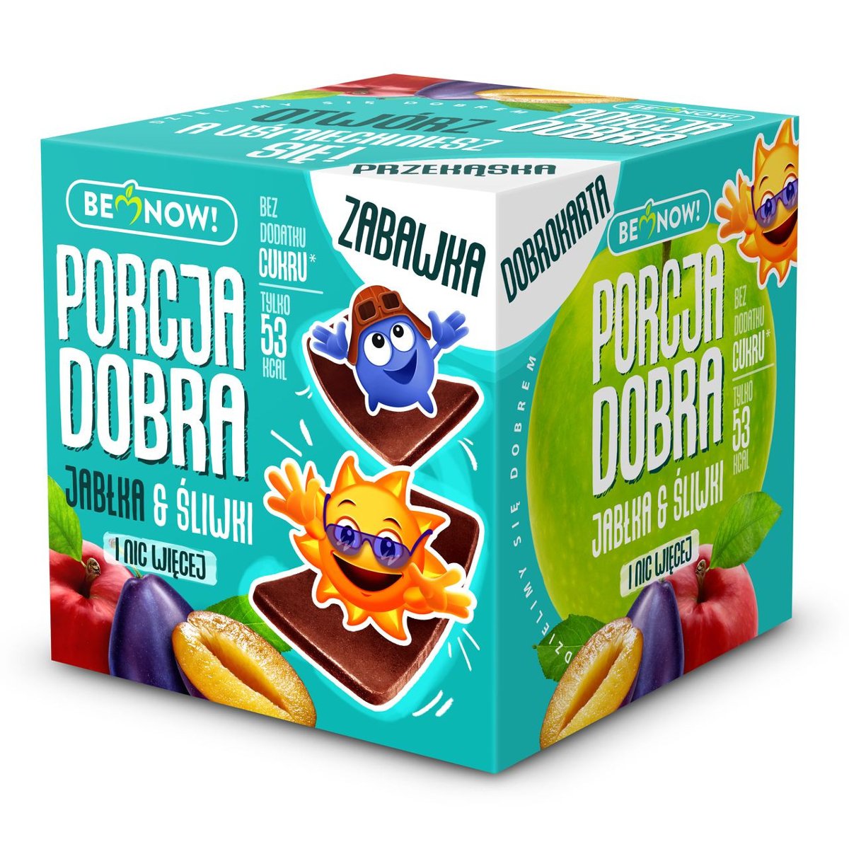 VIVIO Kostka jabłko śliwka 16g Benow kos-jab-sli-16g