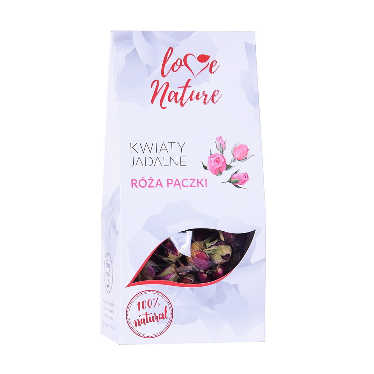 LOVE NATURE LOVE NATURE PĄCZKI RÓŻY 20G