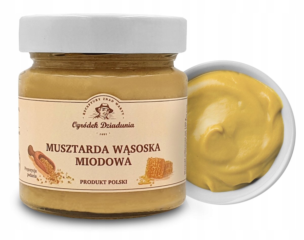 OGRÓDEK DZIADUNIA  MUSZTARDA WĄSOSKA MIODOWA