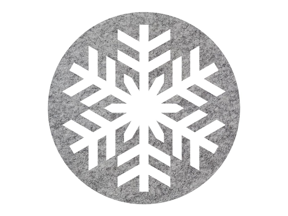 Podstawka pod kubek - Śnieżynka - 10 cm - 1 szt.