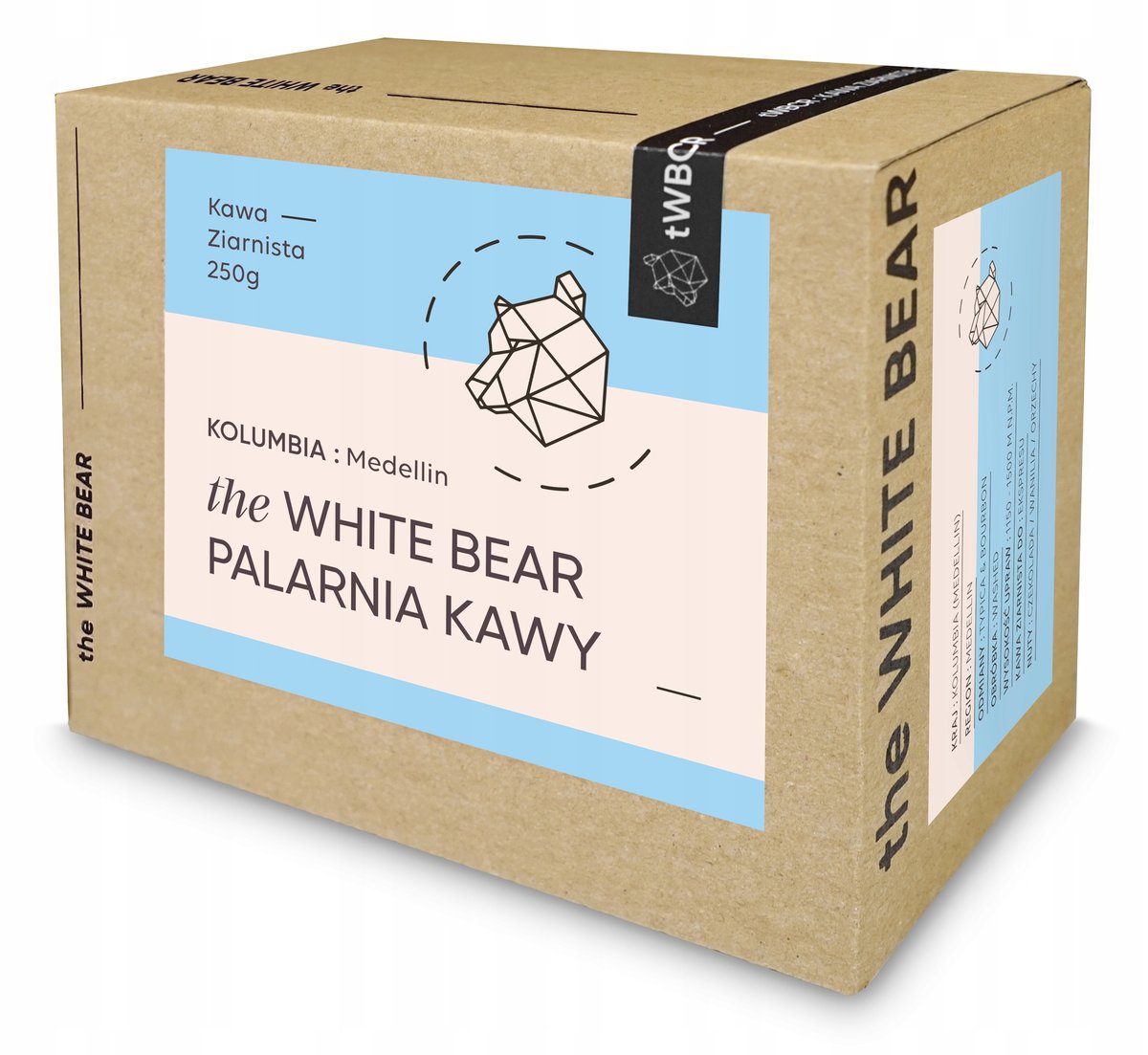 the White Bear Kawa ziarnista Kolumbia Medellin 250 g