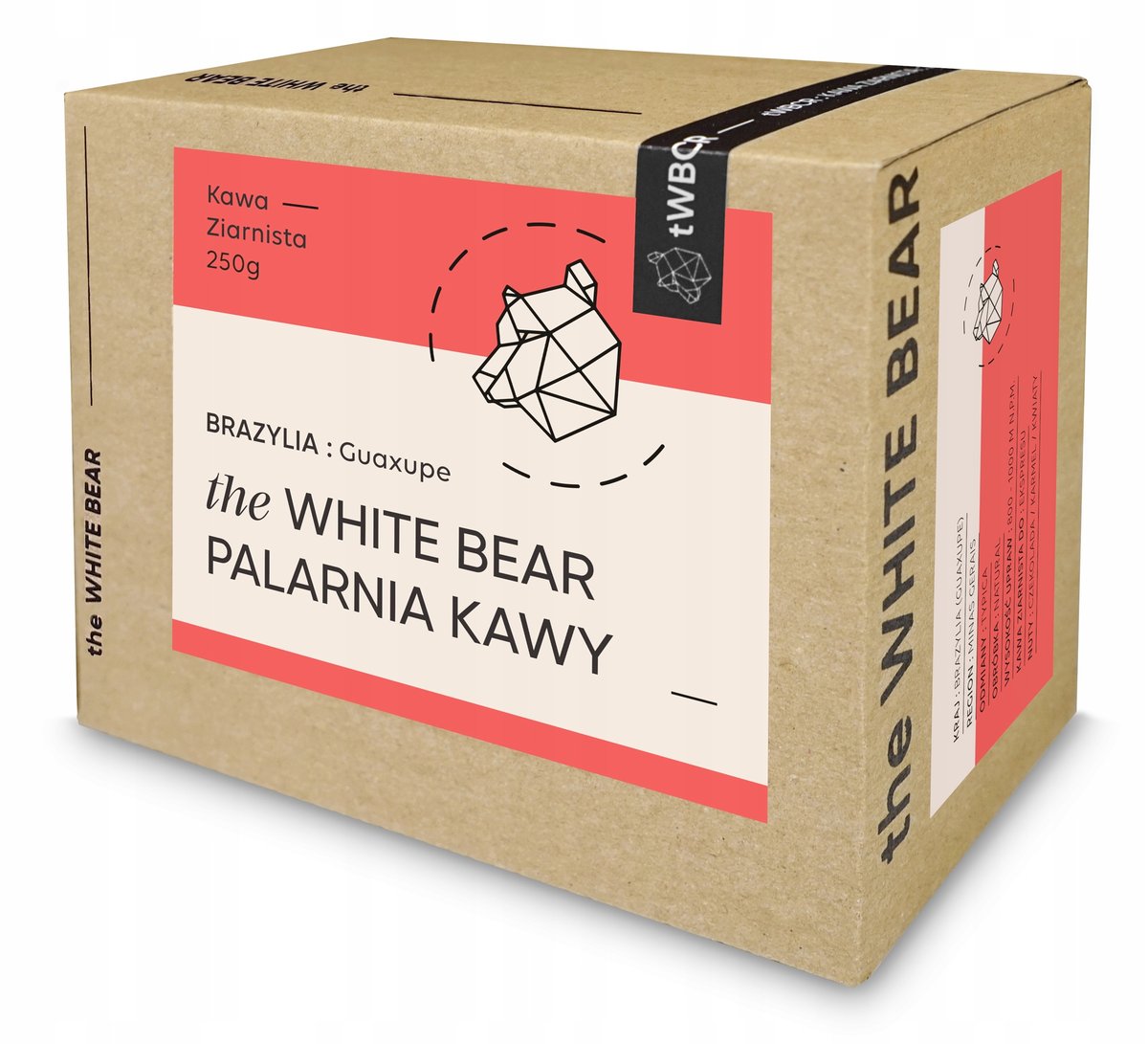 the White Bear Kawa ziarnista Brazylia Guaxupe 250 g