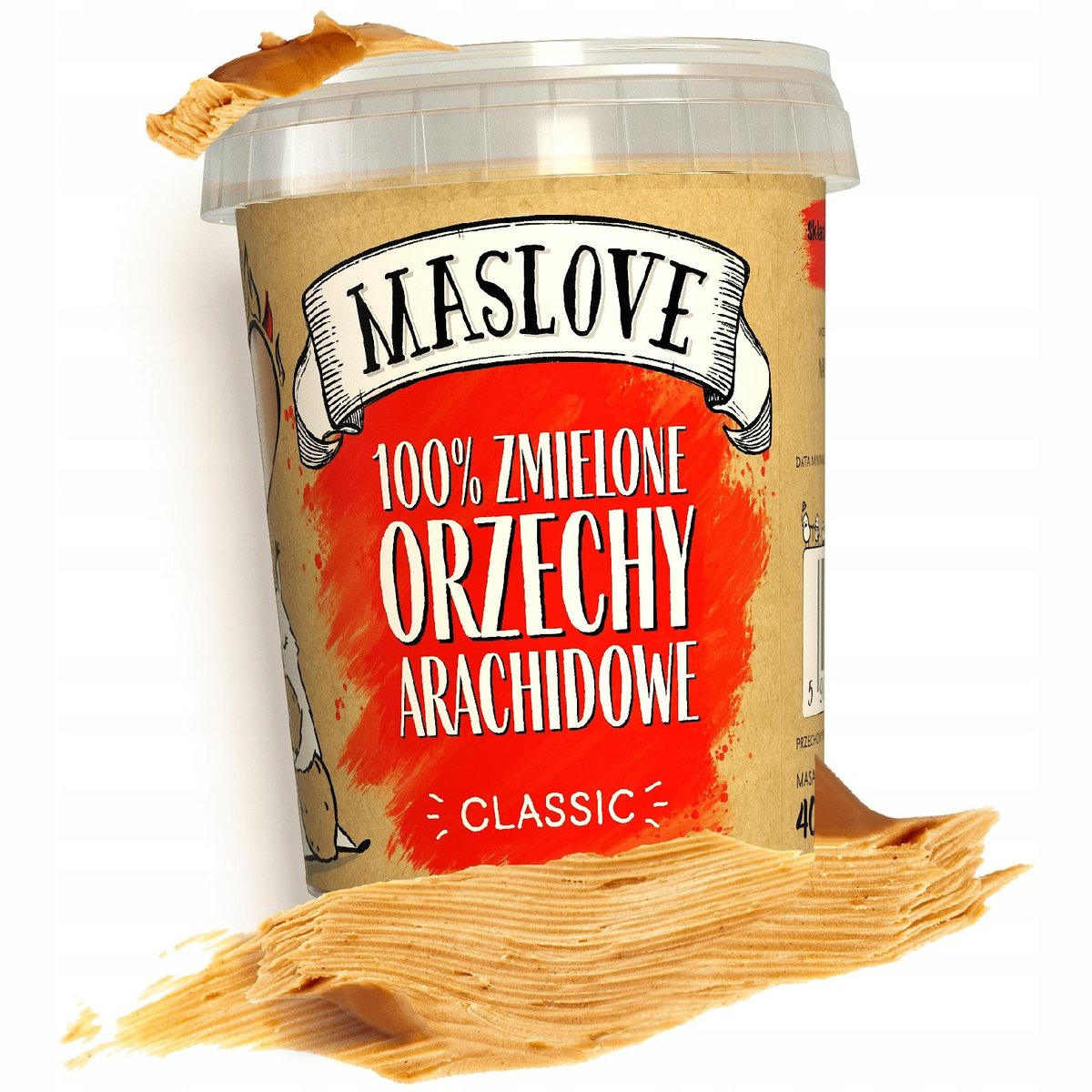 Maslove masło Arachidowe Classic 400 g - Maslove 44S_1325