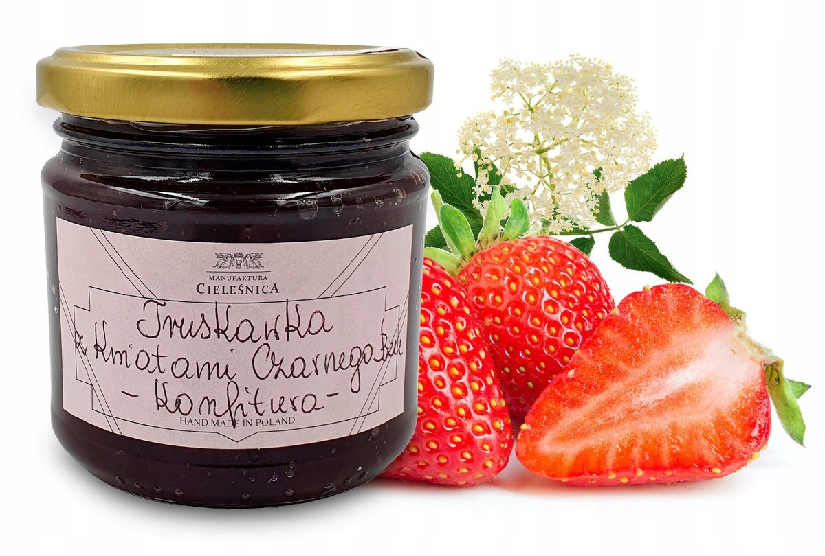 CIELESNICA KONFITURA TRUSKAWKOWA TRUSKAWKA CZARNY