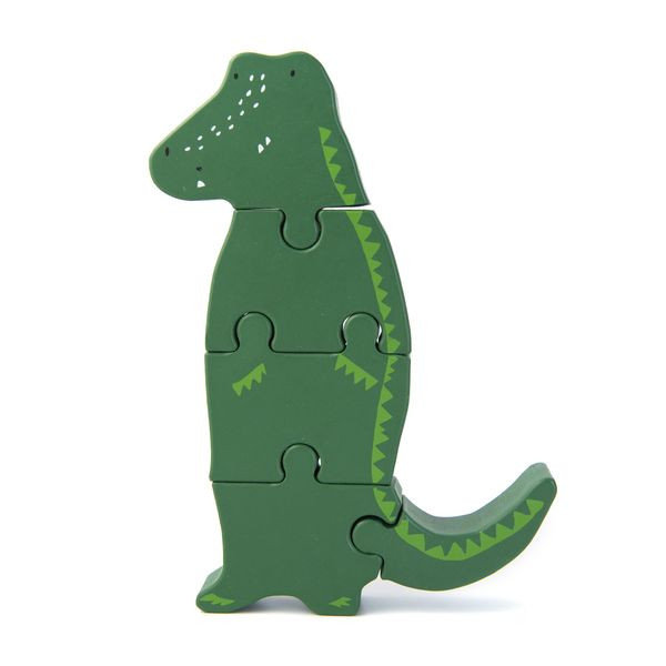Trixie Baby Trixie Baby - Mr Crocodile Drewniane Puzzle