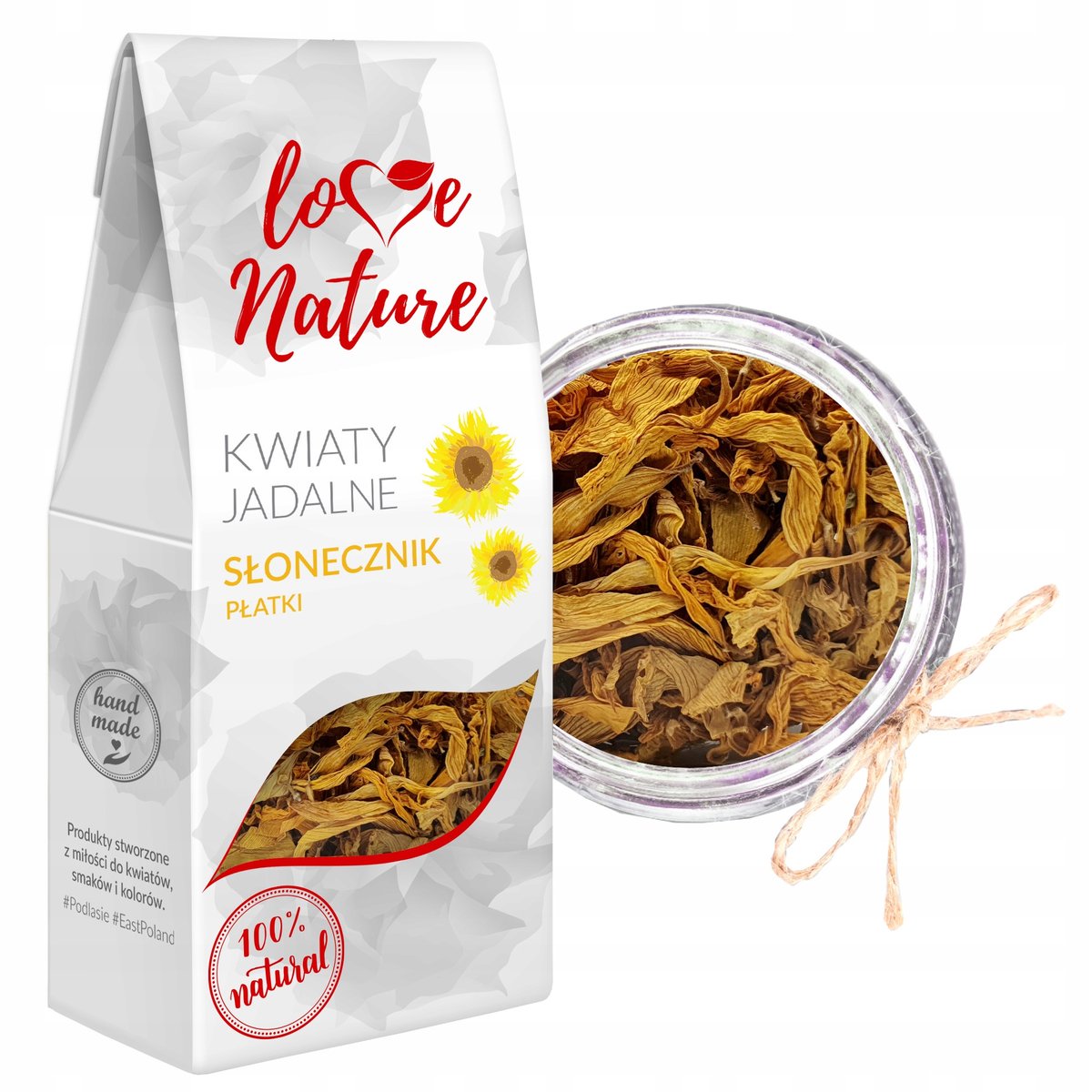 LOVNATURE KWIATY SŁONECZNIKA