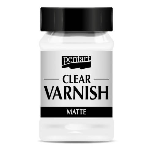 Pentart, matowy lakier rozpuszczalnikowy, bezbarwny, 100 ml