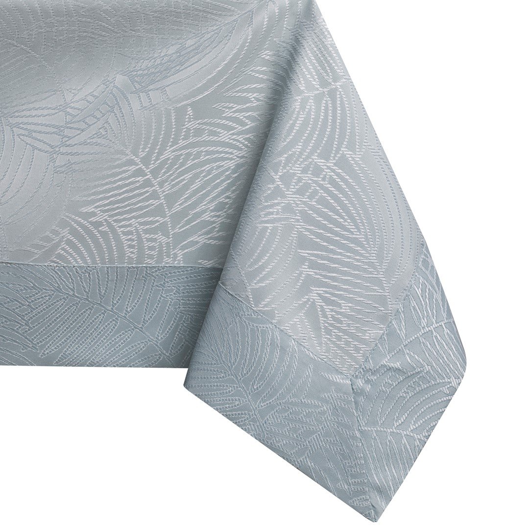 Obrus Gaia Szary Tłoczony Roślinny 140x300 AmeliaHome - TCLOTH/AH/GAIA/BRD/LIGHTGREY/140X300