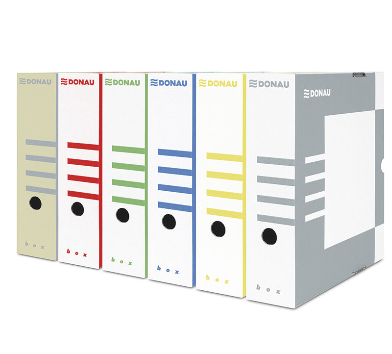 Donau, pudło archiwizacyjne na 1000 kartek, niebieski