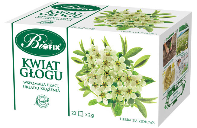 BIFIX Kwiat głogu herbatka ziołowa 40 g 1134174