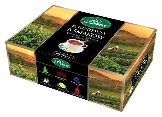 BIFIX Kompozycja 6 herbat czarnych 60x 2 g 1132293