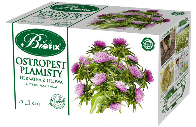 BiFIX Ostropest plamisty herbatka ziołowa ekspresowa 20 torebek 1125671