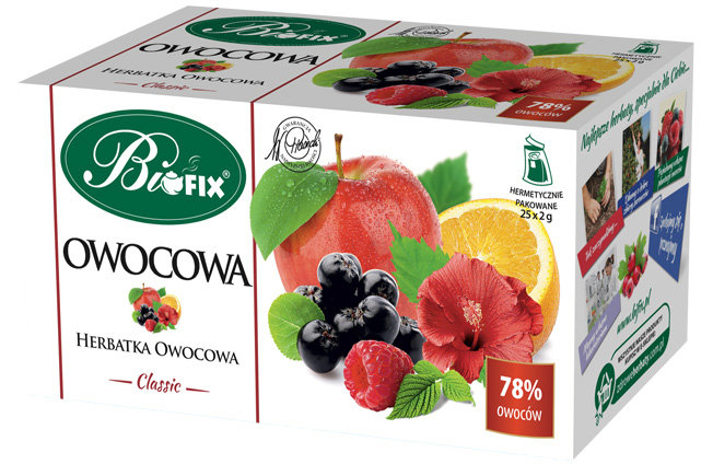 Bifix Herbata ekspresowa owocowa 20t