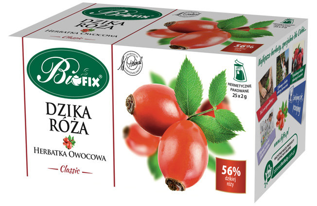 BiFIX Classic Dzika róża herbatka owocowa 25 torebek 1125654