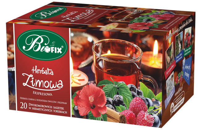 BIFIX BI FIX Herbata zimowa z dodatkiem owoców i przypraw 20 sasz